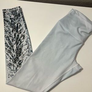 ALO Yoga light blue Patterned Leggings Sz S